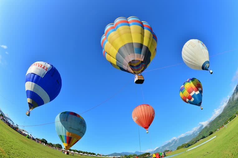 鹿野高台 (圖片來源／台灣熱氣球嘉年華-Taiwan Balloon Festival)