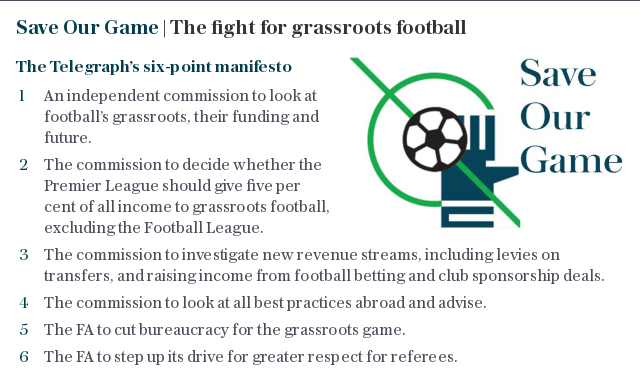 Wednesday's announcement that the FA is launching a new smartphone app to modernise how players pay their match fees is hugely welcome, and follows the launch of the Telegraph's 'Save Our Game' campaign.