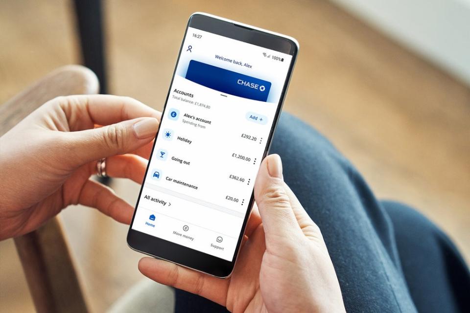 JPMorgan’s new Chase app (JPMorgan)