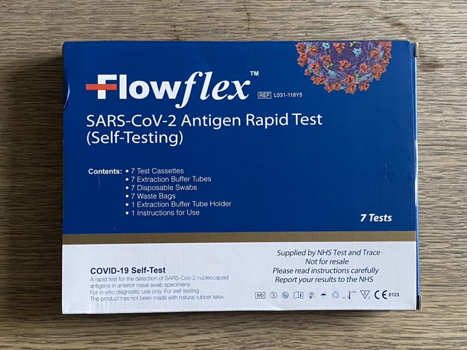 My box of rapid tests arrived a day after I ordered them.