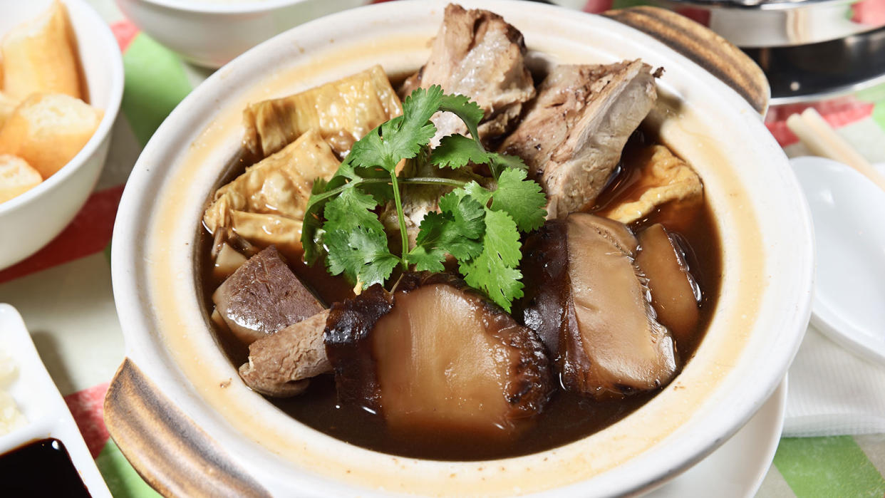 A picture of Bak Kut Teh, the chinese dish normally seen in Malaysia and Singapore.