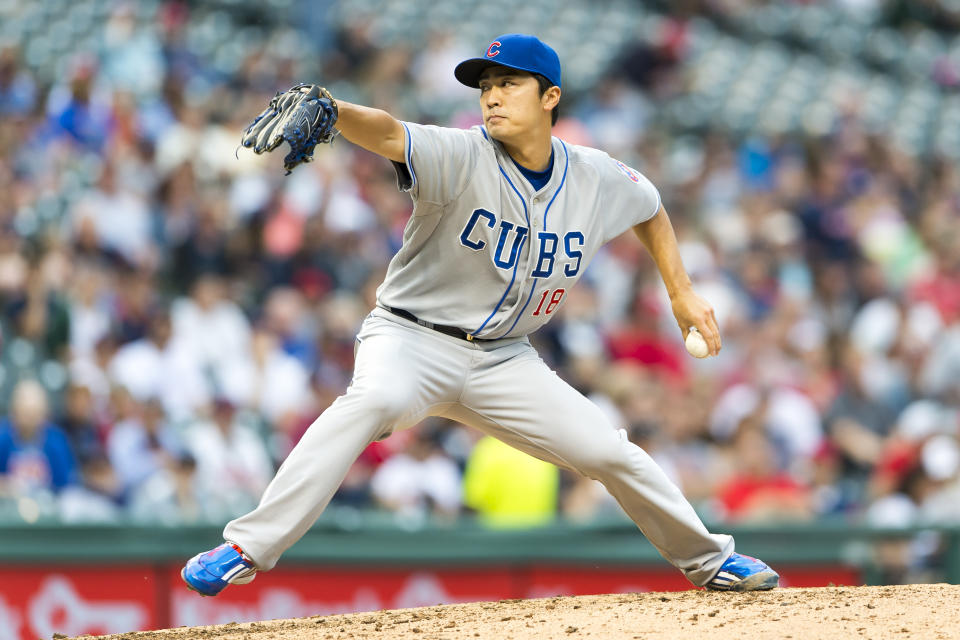 和田毅。（MLB Photo by Jason Miller/Getty Images）