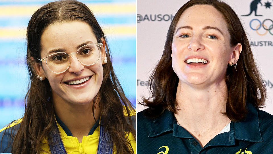 Kaylee McKeown and Cate Campbell.