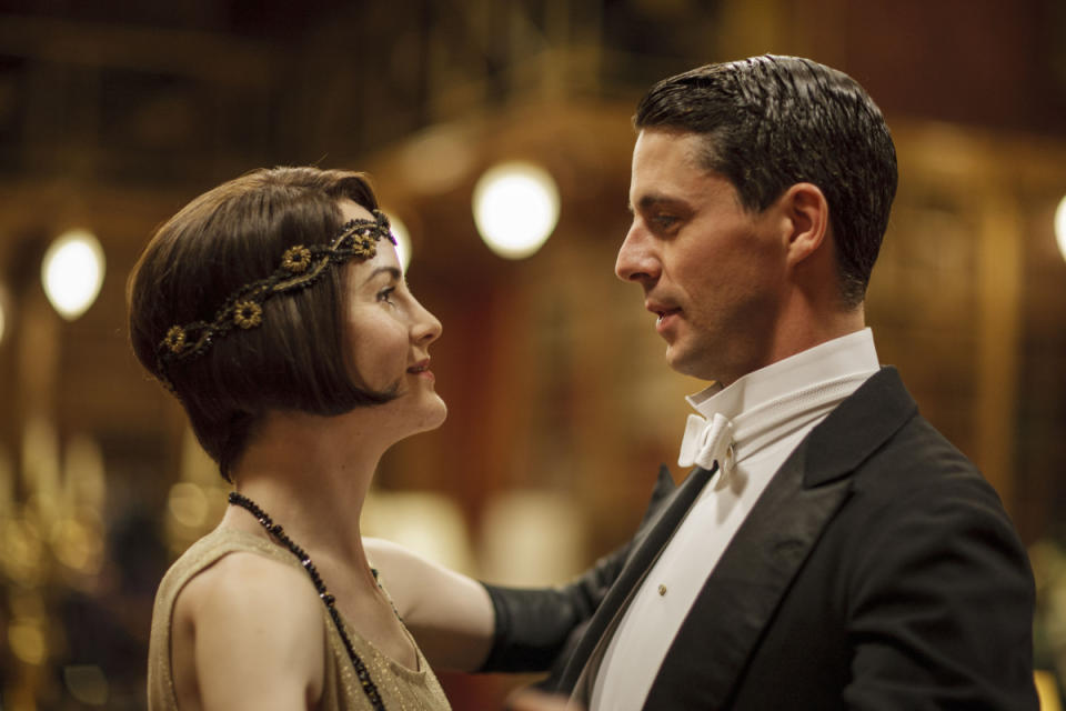 Michelle Dockery and Matthew Goode in <i>Downton Abbey</i><span class="copyright">PBS</span>