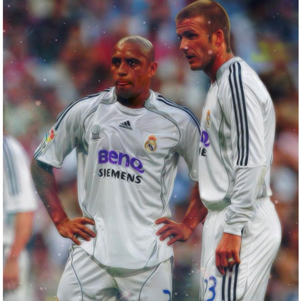 Luis Carlos quiso felicitar a su amigo con esta foto del recuerdo. <a href="https://www.instagram.com/davidbeckham/?hl=en" rel="nofollow noopener" target="_blank" data-ylk="slk:David Beckham/Instagram;elm:context_link;itc:0;sec:content-canvas" class="link ">David Beckham/Instagram</a>