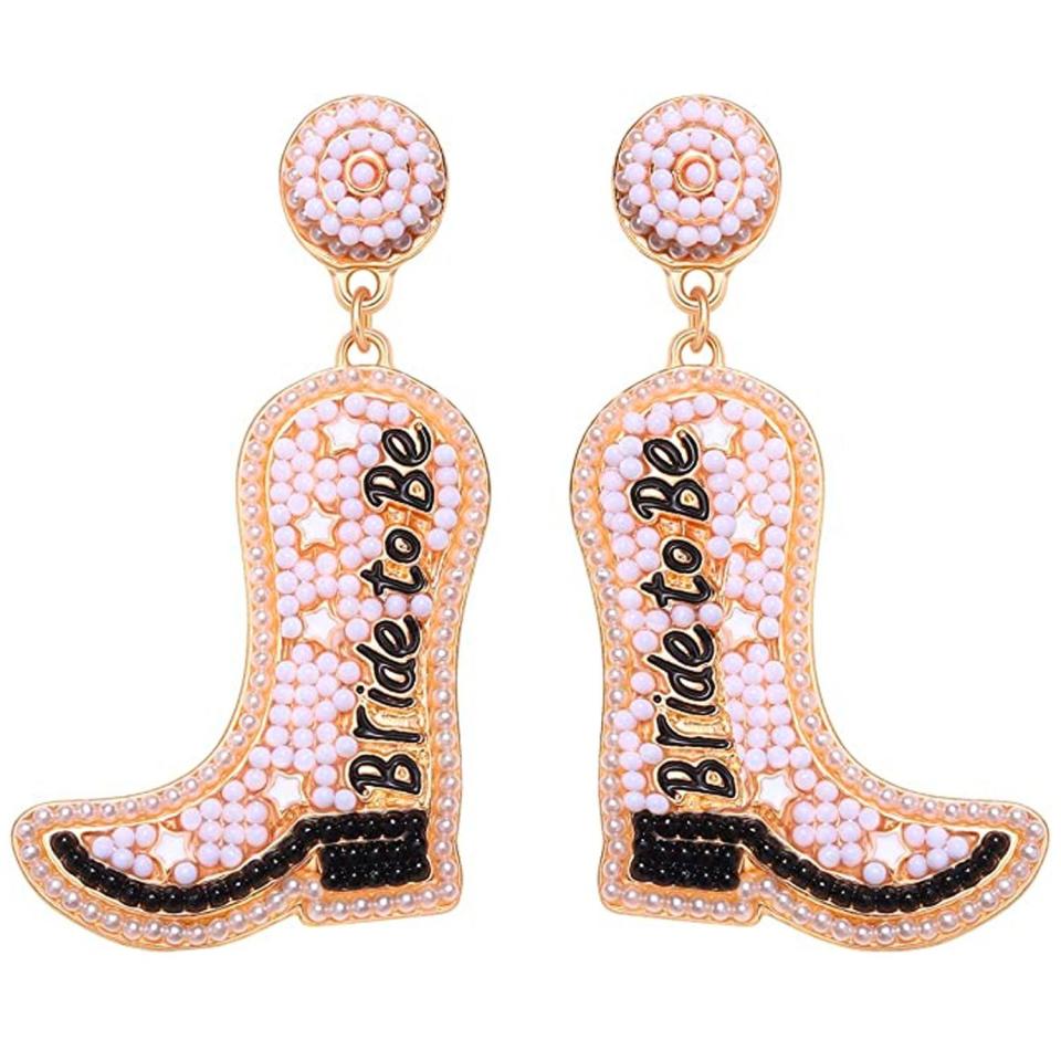 4) Bride To Be Drop Earrings