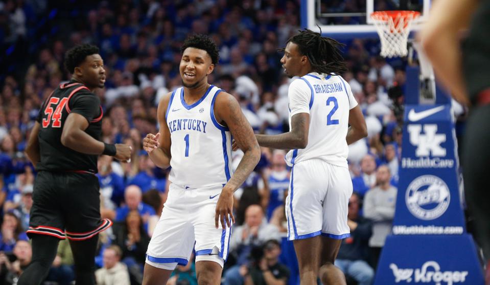 Kentucky’s Justin Edwards has not reached double digits in points since the Wildcats' victory over Louisville in December.