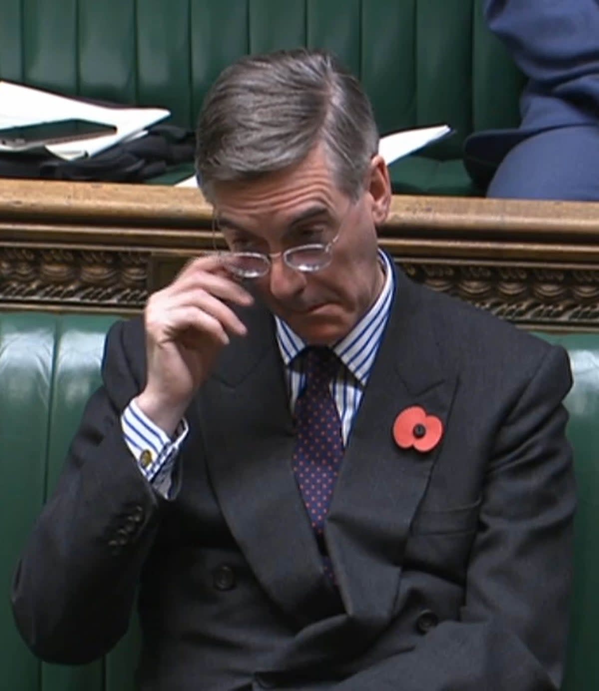 Jacob Rees-Mogg unveiled moves to cut regulations imported from EU but will not say how much Brexit has harmed UK’s economy  (PA Archive)