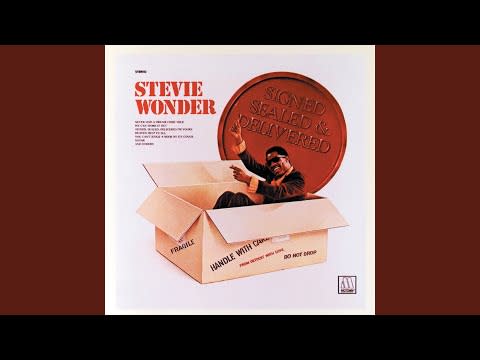 32) "Signed, Sealed, Delivered (I'm Yours)" by Stevie Wonder