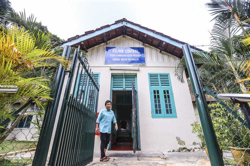 Patients who suspect they might have leprosy come to this clinic for an initial examination before being referred to a hospital. — Picture by Hari Anggara