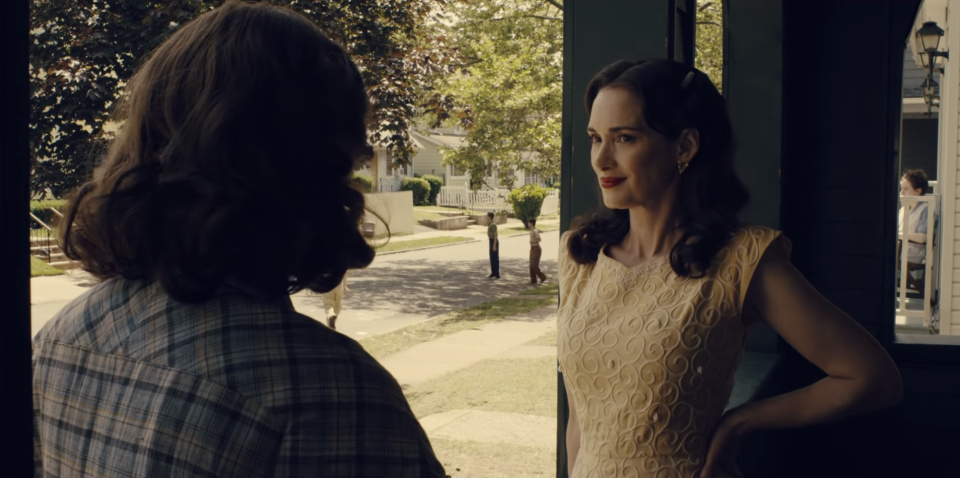 Winona in a scene from The Plot Against America