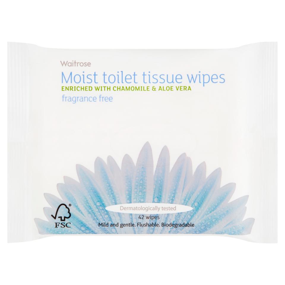 The wipes have ‘Fine to Flush’ certification and are fragrance free.