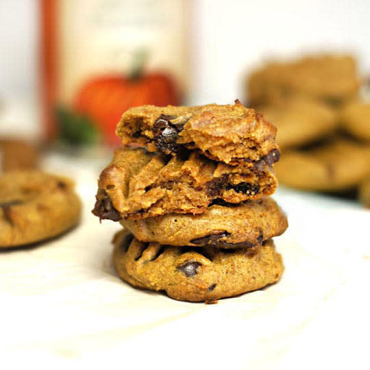 <p><b>3. Pumpkin Pie Cookies</b></p><p><b>Vegan? Avoiding gluten? Just fancy trying something a bit different? We’ve got you covered. These little beauts are dairy, egg and grain free, but still manage to combine three of the most phenomenal foodstuffs known to humankind: pumpkin pie, chocolate and cookie dough.</b></p><p><b>Get the recipe from <a rel="nofollow noopener" href="http://detoxinista.com/2012/09/pumpkin-pie-cookies-vegan-grain-free/" target="_blank" data-ylk="slk:Detoxinista;elm:context_link;itc:0;sec:content-canvas" class="link ">Detoxinista</a>.</b></p><p><b><br></b></p>