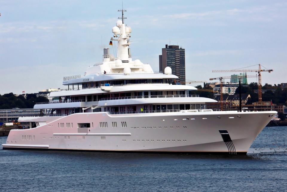 El yate Eclipse, propiedad de Abramovich