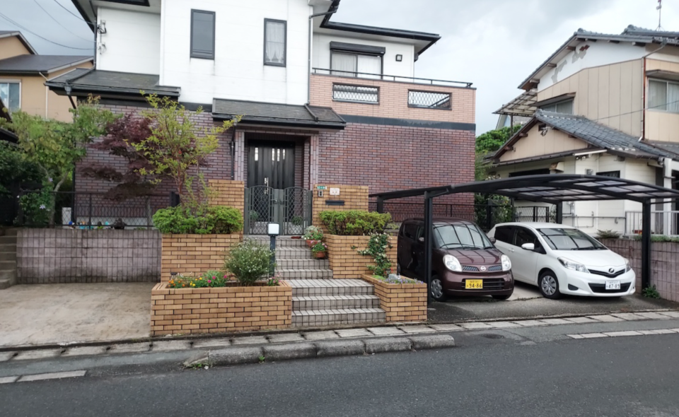 福岡民宿附近街景。圖／楊逸飛　提供