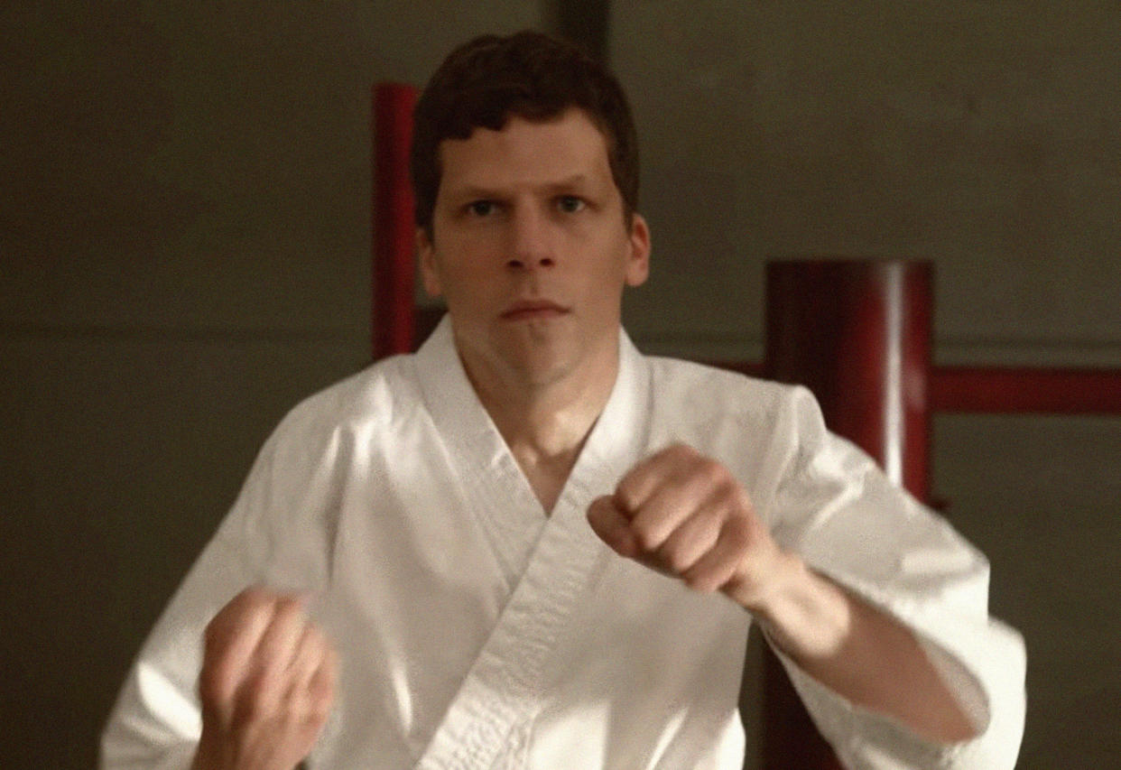 Jesse Eisenberg as Casey Davies in 'The Art of Self-Defense' (Photo: Bleecker Street Media / courtesy Everett Collection)