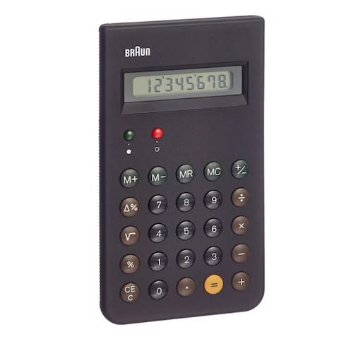 Braun Pocket Calculator - Credit: Amazon