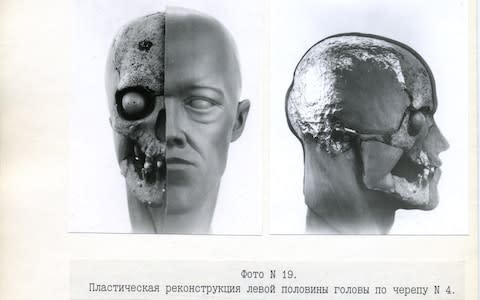 Nicholas II forensic facial reconstruction, 1991 - Credit: Sergey A. Nikitin