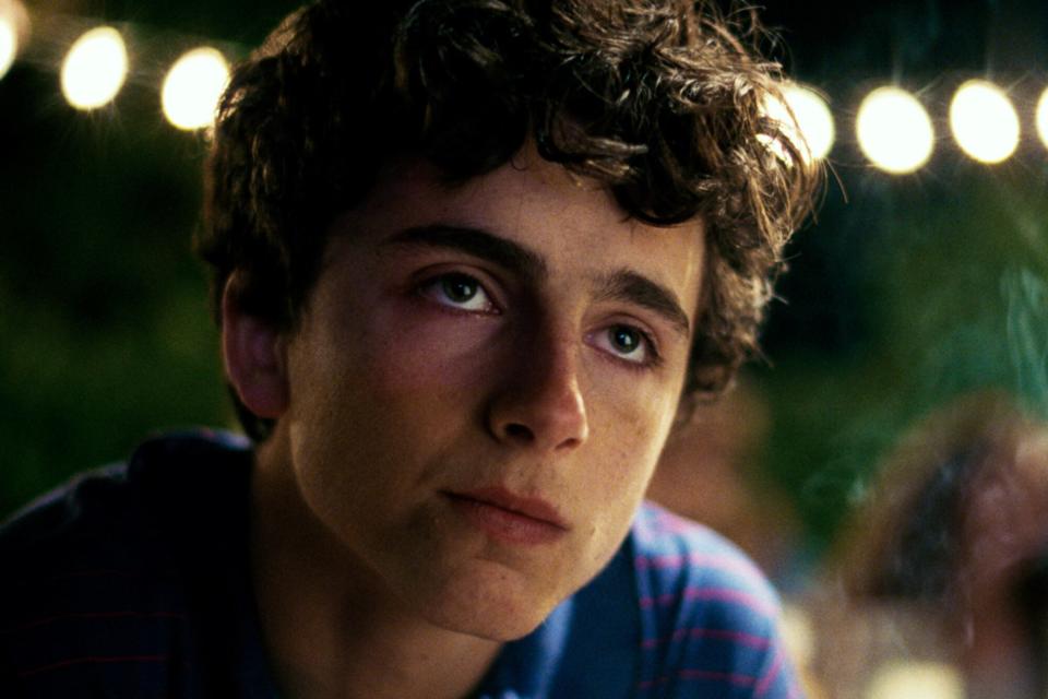 Timothée Chalamet in 'Call Me by Your Name'