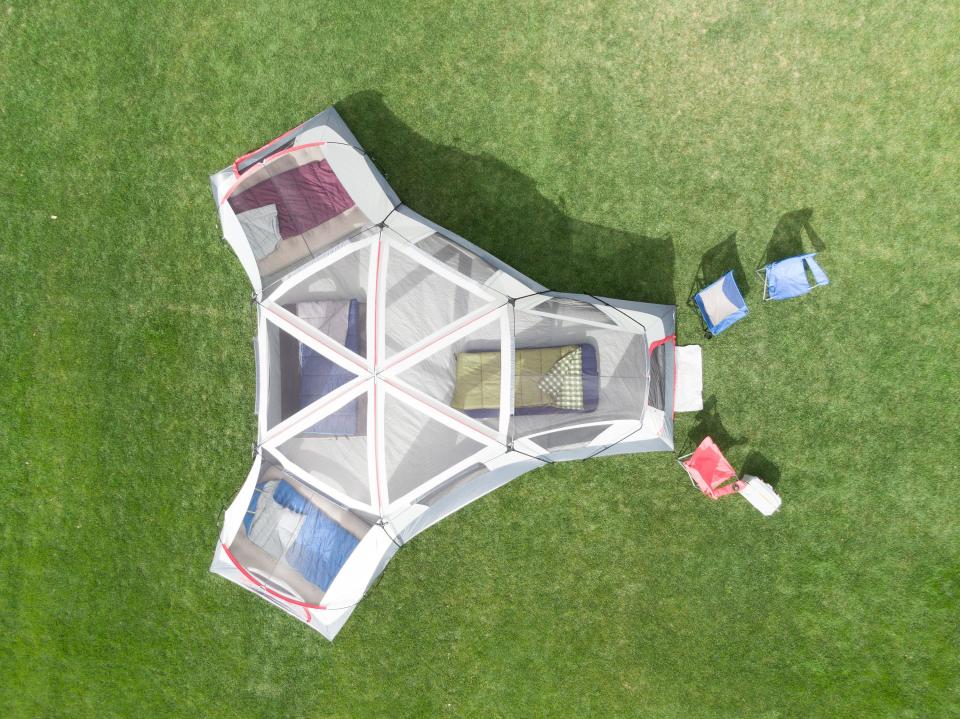 20-Person 4-Room Cabin Tent