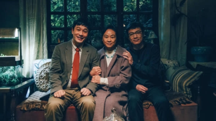 Huang plays a middle-aged man with a cognitive ability of a child in the movie