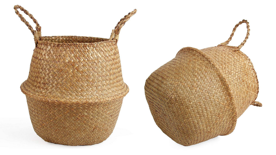 Gifts for artists: BlueMake Woven Seagrass Belly Baskets