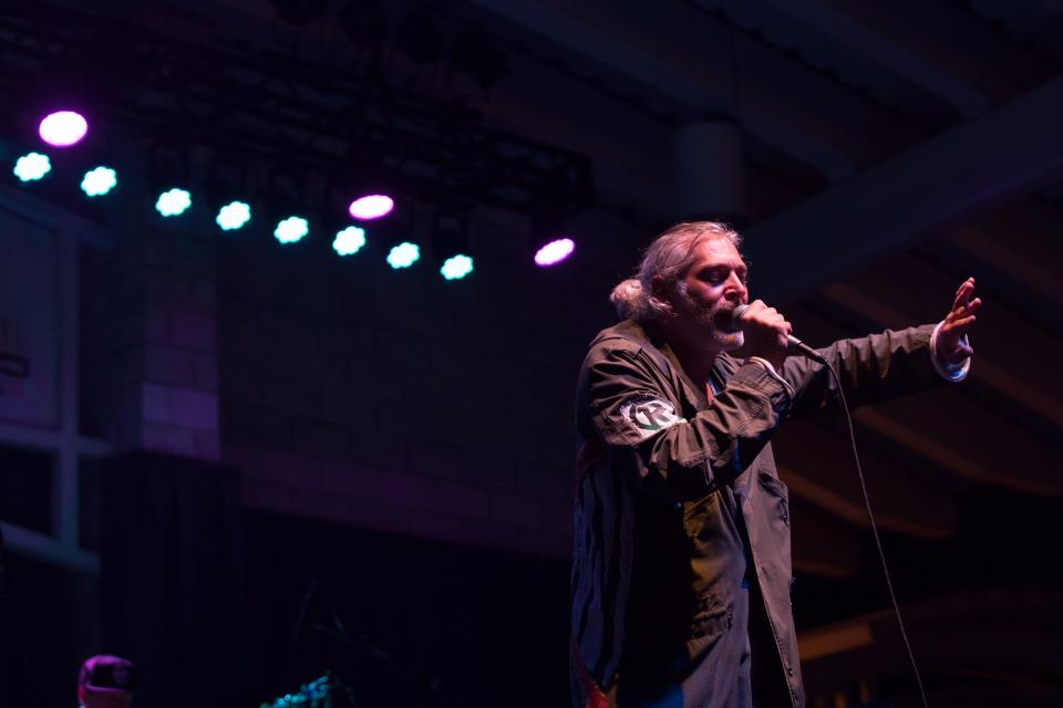 Matisyahu performs at the Johnson Controls World Sound Stage on July 5, 2019.