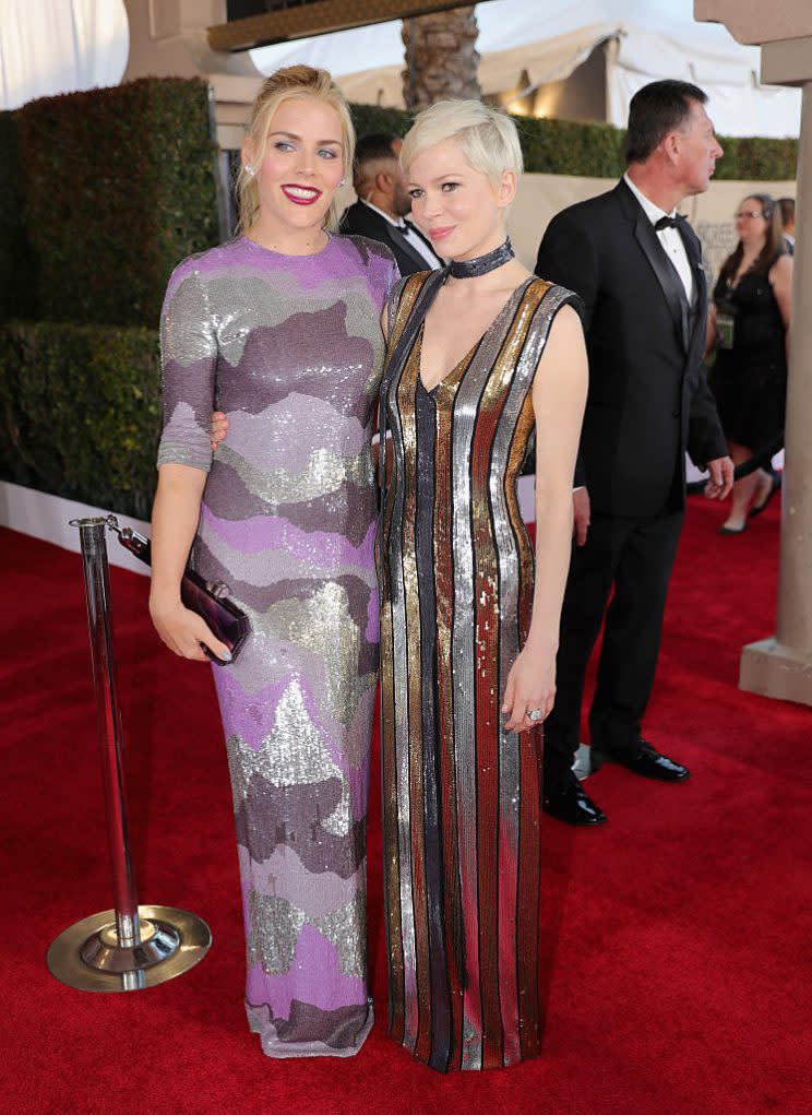 Michelle Williams and BFF Busy Philipps (Photo: Getty Images)