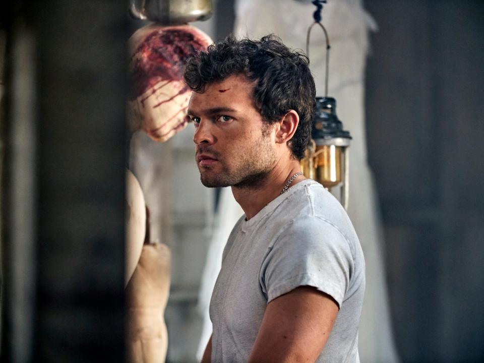 Alden Ehrenreich in ‘Brave New World' (Steve Schofield/Peacock)