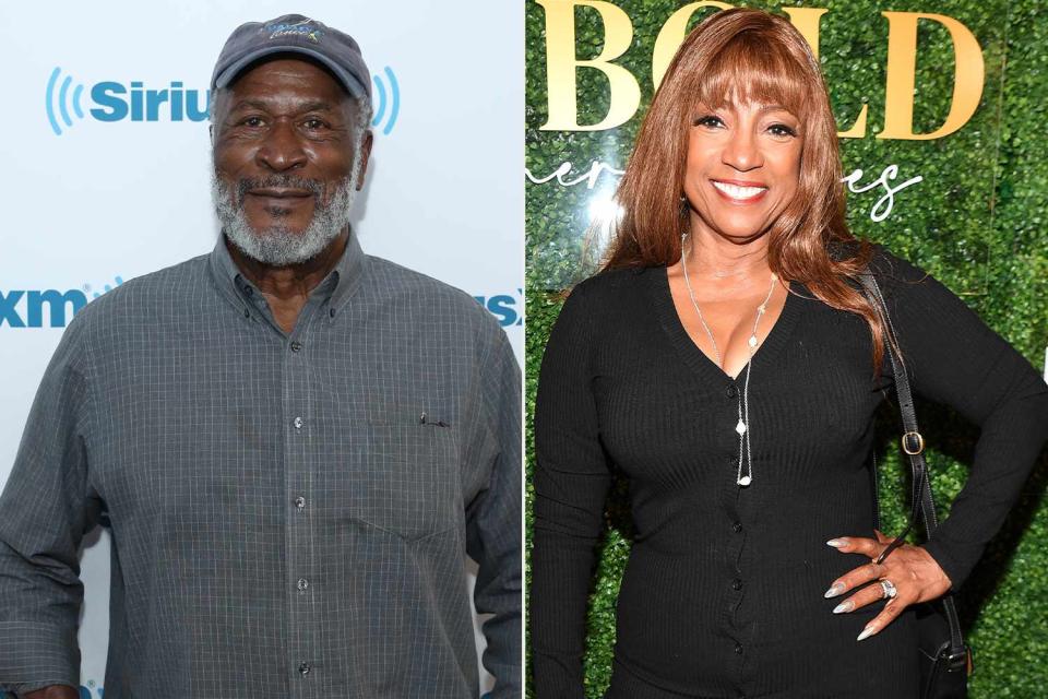 <p>Rob Kim/Getty Images;Paras Griffin/Getty Images </p> John Amos and BernNadette Stanis 