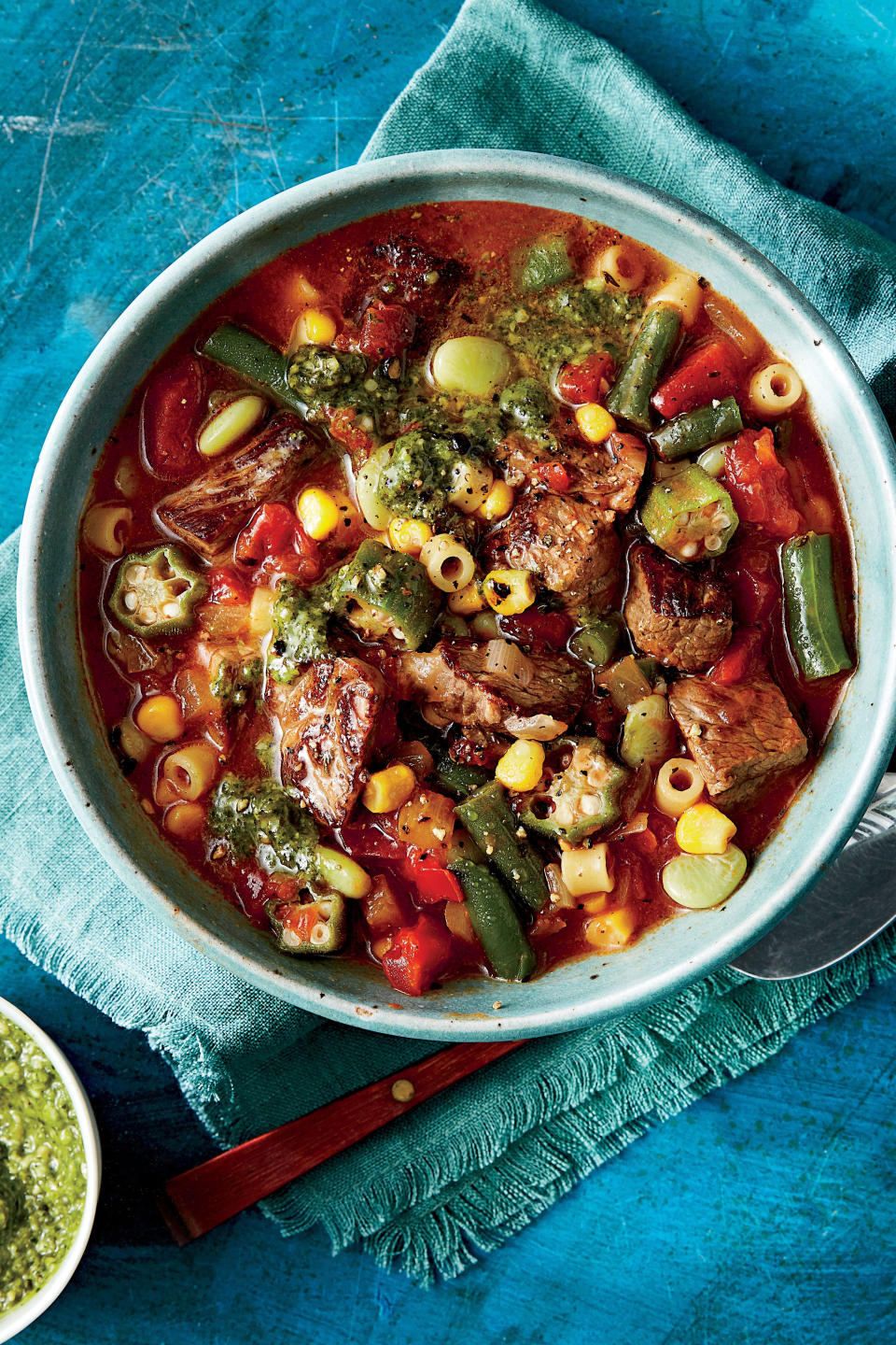 Hearty Beef and Freezer Veggie Soup