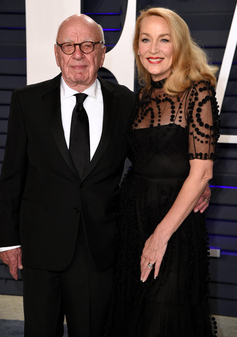 Rupert Murdoch & Jerry Hall