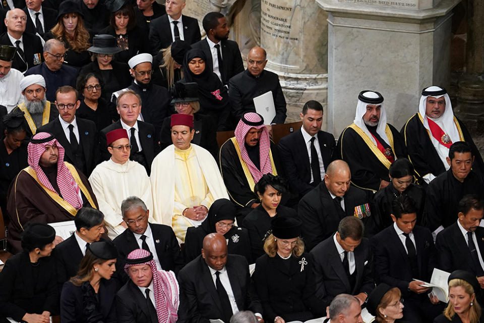 參加葬禮的還有其他國家的王室代表和政要