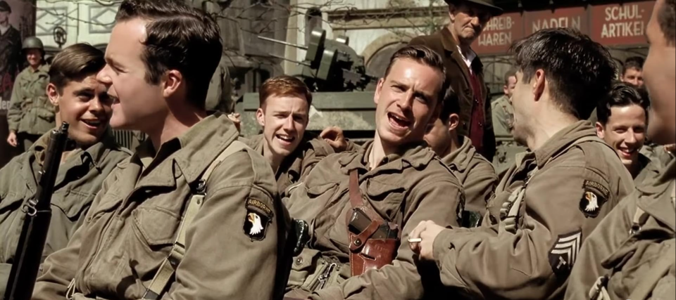 Band of Brothers TV series 2001.Michael Fassbender ©HBO


