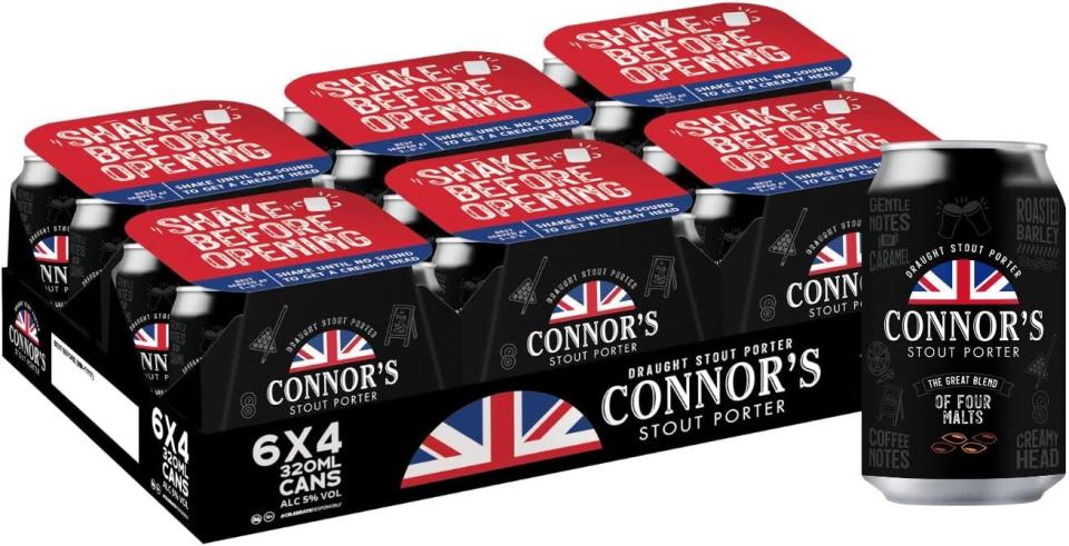 Connor’s Stout Porter 320ml Can (Pack of 24)