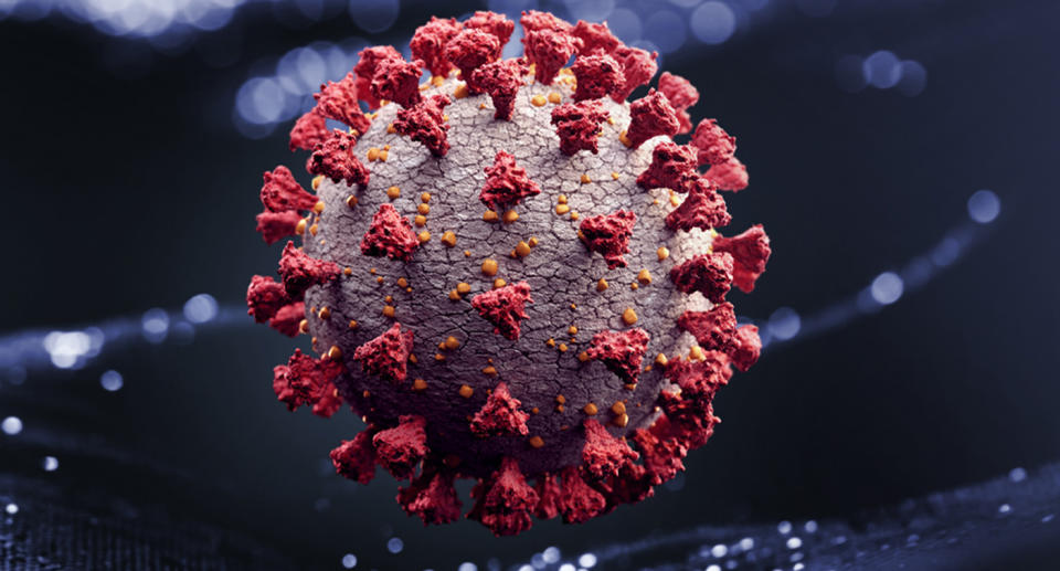 The public have drawn similarities between the new logo and a coronavirus (pictured). Source: Getty Images