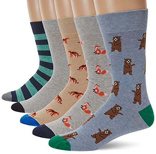 39) 5-Pack Patterned Socks