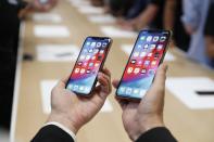 <p><span>Despite becoming the first trillion dollar company earlier this year,</span><span> Apple</span><span> is facing increased pressure from the likes of Samsung and Huawei in the phone market. (Reuters)</span> </p>