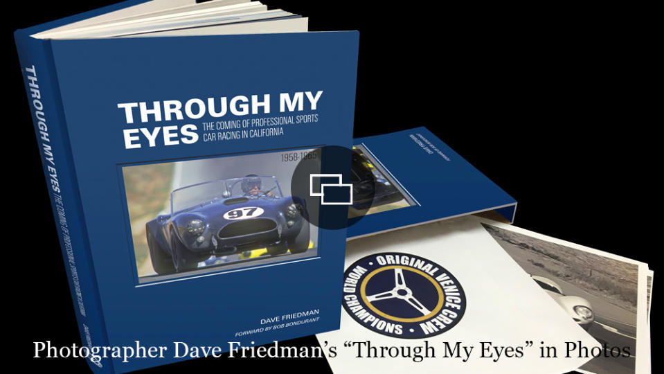 The Deluxe Special Signed Edition of 'Through My Eyes' by motorsport
photographer Dave Friedman.