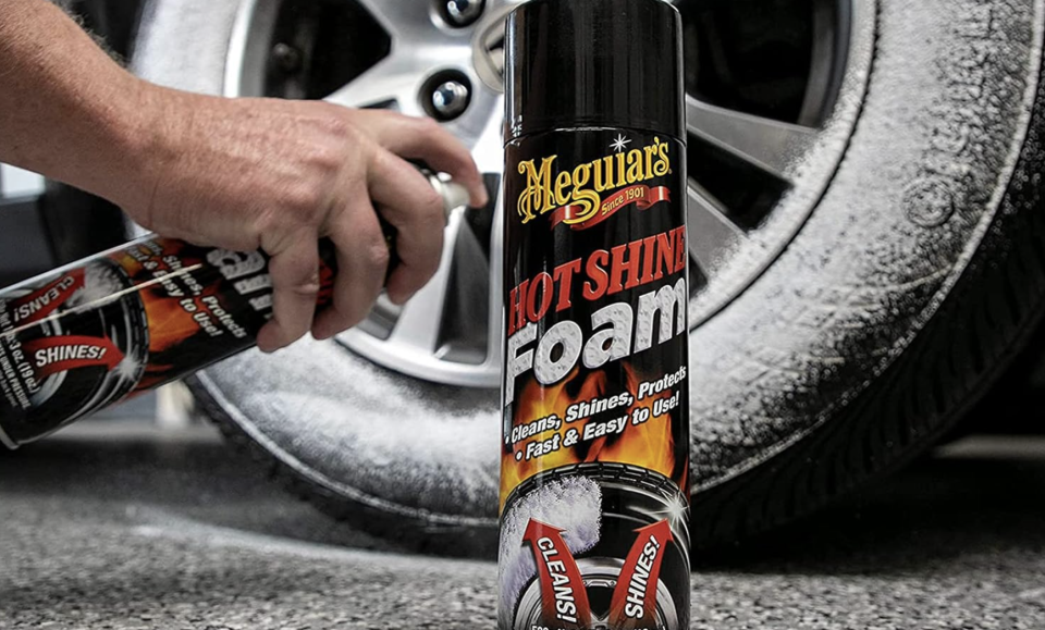 Espuma para llantas Hot Shine de Meguiar