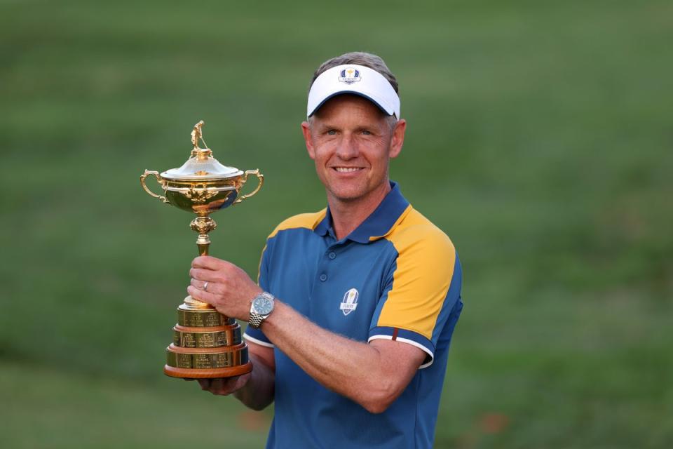 Luke Donald led Europe to victory over the USA in Rome  (Getty)