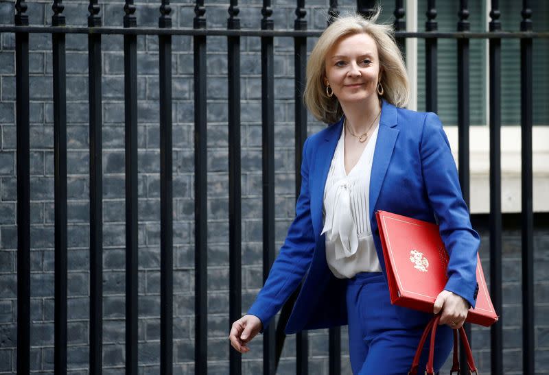 FILE PHOTO: Members of Britain's cabinet meet at Downing Street in London