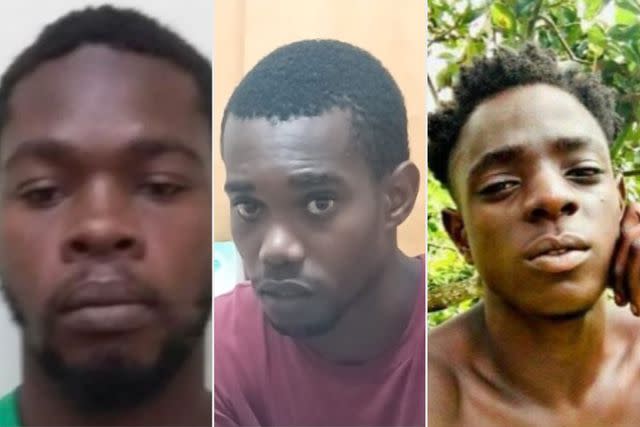 <p>Royal Grenada Police Force</p> Ron Mitchell, Trevon Robertson and Abita Stanislaus were deported to Grenada March 4. They were not criminally charged in St. Vincent.