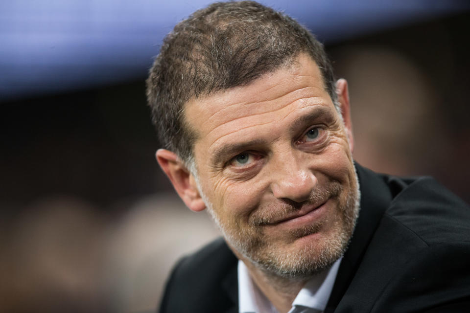 West Ham United manager Slaven Bilic finally had reason to smile.