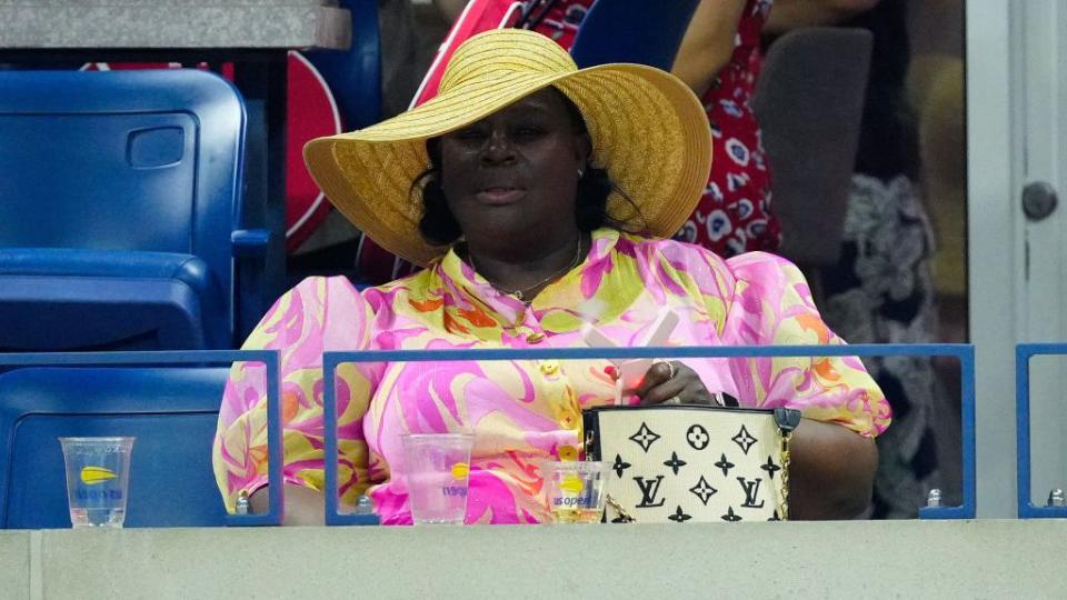 new york, new york september 05 retta is seen at the 2023 us open tennis championships on september 05, 2023 in new york city photo by gothamgc images