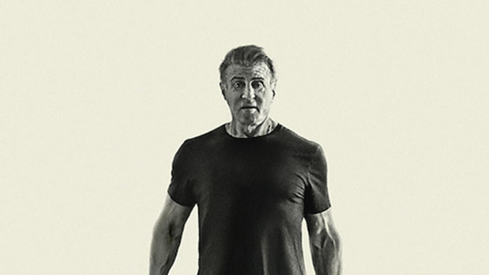 Sylvester Stallone in the poster for Sly (Netflix)