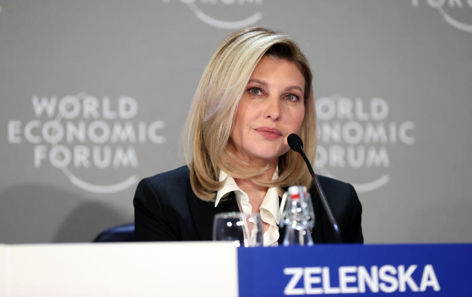 Ukraine's First Lady Olena Zelenska at WEF