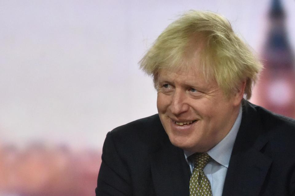 <p>Prime Minister Boris Johnson appearing on the BBC's Andrew Marr Show</p>BBC/AFP via Getty Images