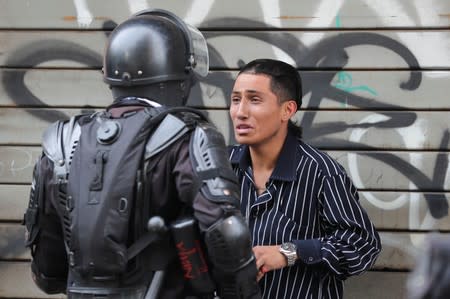 Protests against Ecuador's President Lenin Moreno's government in Quito