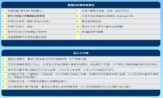 電信業者舊手機估價買回懶人包5/1